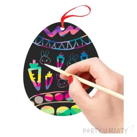 dekoracja zawieszki plaskie zdrapki arpex