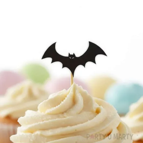 dekoracje do muffinek przekasek na halloween pikery szpilki mix ozdoby 6 szt