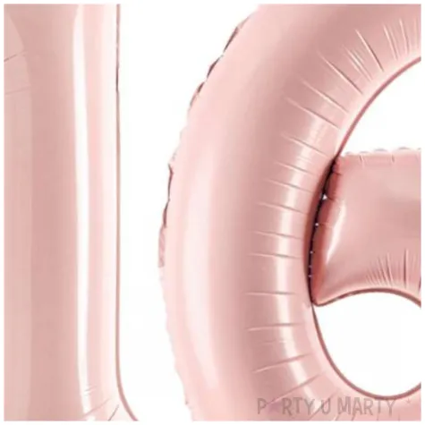 dekoracje na 16 urodziny rocznice zestaw balonow liczba 16 rozowy jasny 34 dgt 2 elementy