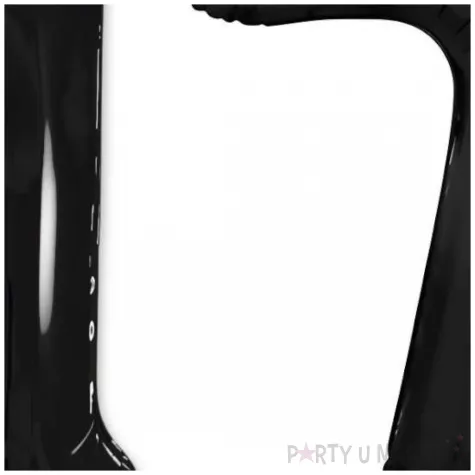 dekoracje na 17 urodziny rocznice zestaw balonow xl liczba 17 czarny 39 dgt 2 szt