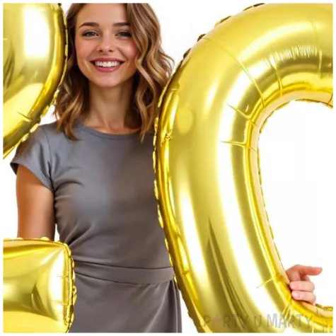 dekoracje na 20 urodziny zestaw balonow liczba 20 zloty 33 dgt 2 elementy