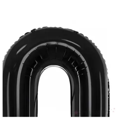 dekoracje na 30 urodziny rocznice zestaw balonow xl liczba 30 czarny 39 dgt 2 szt