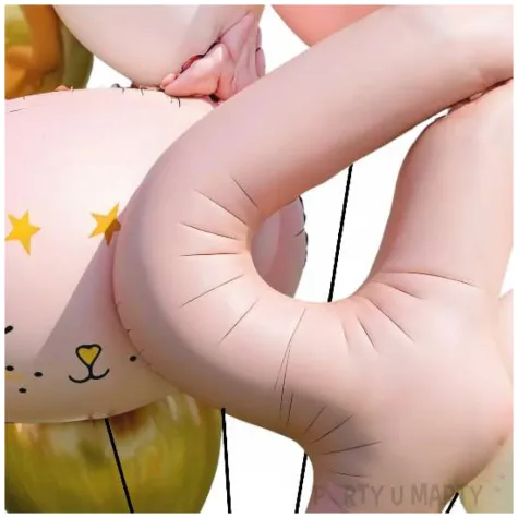 dekoracje na 4 urodziny zestaw balonow kotek dla kociarza liczba 4 rozowy jasny 10 szt