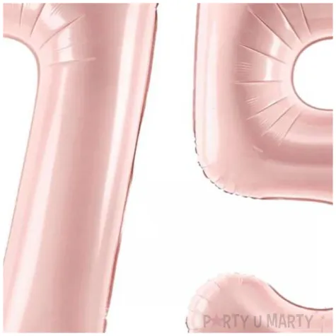 dekoracje na 50 urodziny rocznice zestaw balonow liczba 75 rozowy jasny 34 dgt 2 elementy