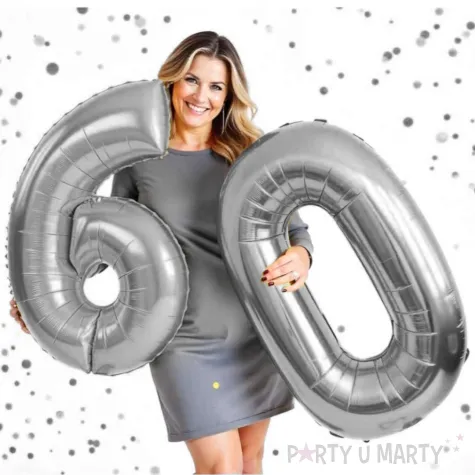 dekoracje na 55 urodziny rocznice zestaw balonow liczba 55 srebrny 39 dgt 2 elementy