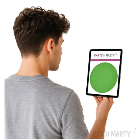 dekoracje na dzien swietego patryka talerzyki papierowe okragle zielony 18 cm 6 szt