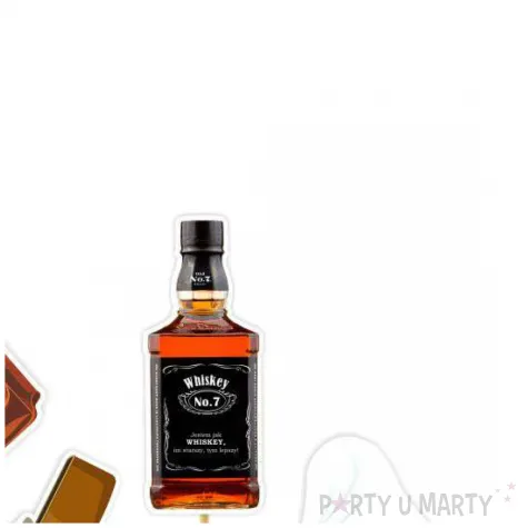 dekoracje na muffinki babeczki koreczki pikery whisky gentleman party 6 szt