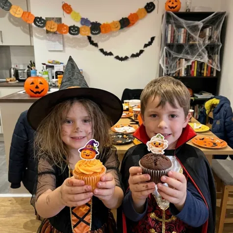 dekoracje na muffinki babeczki na halloween pikery bajkowe dynie duch wampir czarownica mumia x6