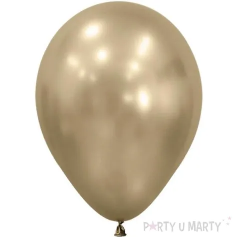 dekoracje na slub urodziny mini balony lateksowe silk gold dust silk zlote do girland 5 x50