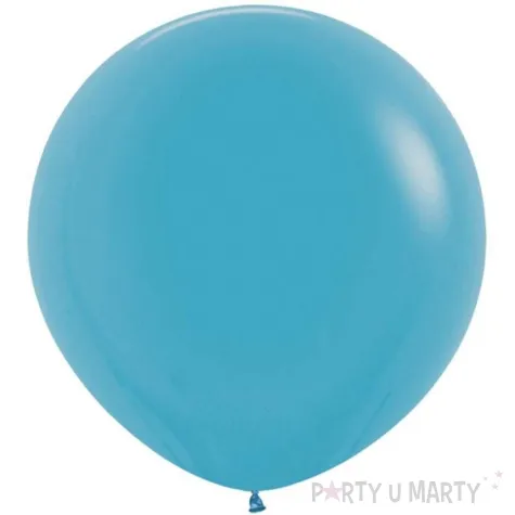 dekoracje na urodziny baby shower profesjonalne balony lateksowe blue niebieskie 24 3 szt