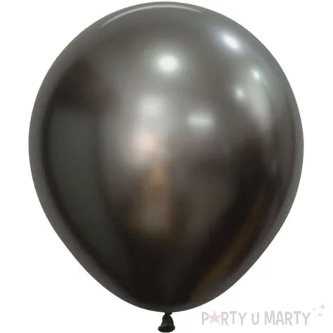 dekoracje na urodziny balony lateksowe midnight grey szare ciemne do girland 18 x15