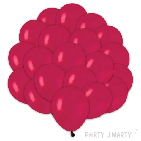 dekoracje na urodziny bordowe balony pastelowe a50 do girland 5 20 szt