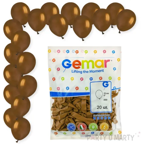 dekoracje na urodziny brazowe balony pastelowe a50 do girland 5 20 szt