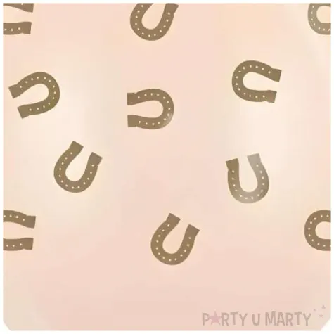 dekoracje na urodziny dla fanow jazdy konnej alabastrowe balony pastelowe podkowa 12 50 szt