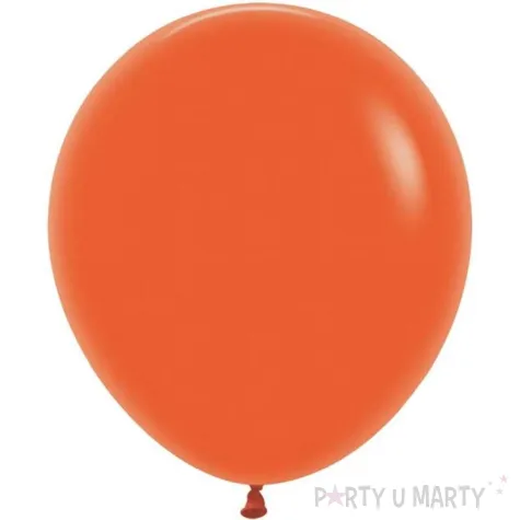 dekoracje na urodziny halloween profesjonalne balony lateksowe orange pomaranczowe 18 25 szt