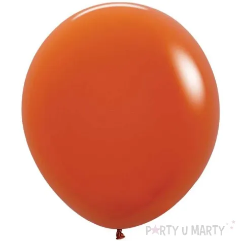 dekoracje na urodziny halloween profesjonalne balony lateksowe orange pomaranczowe 18 25 szt