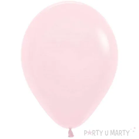 dekoracje na urodziny mini balony lateksowe pastel matte pink rozowe do girland 5 x50