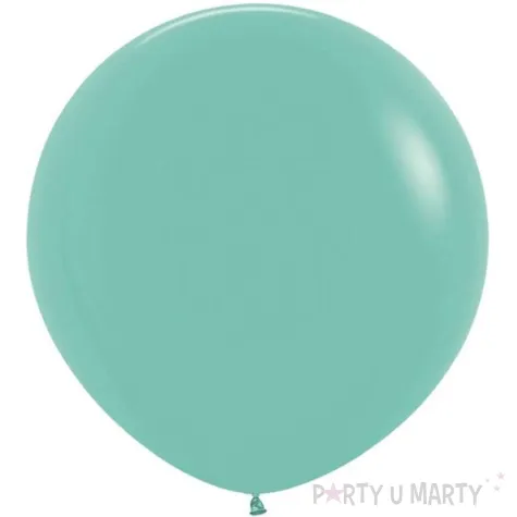 dekoracje na urodziny profesjonalne balony lateksowe aquamarine seledynowe niebieskie 24 x3