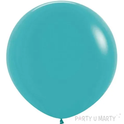 dekoracje na urodziny profesjonalne balony lateksowe caribbean blue niebieski blekitny 24 x3