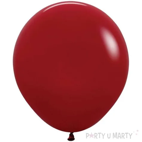 dekoracje na urodziny profesjonalne balony lateksowe imperial red czerwone burgundowe 18 x25