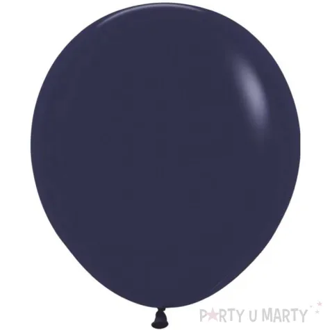 dekoracje na urodziny profesjonalne balony lateksowe navy blue niebieskie granatowe 18 x25