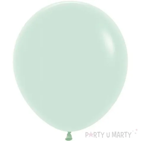dekoracje na urodziny profesjonalne balony lateksowe pastel green zielone pastelowe 18 x25