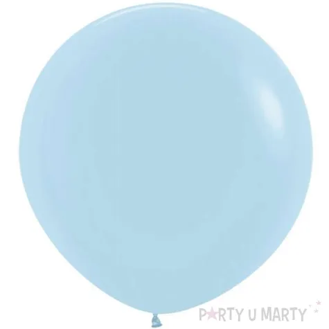 dekoracje na urodziny profesjonalne balony lateksowe pastel matte blue niebieskie 24 3 szt