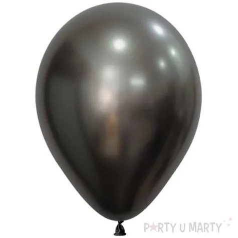 dekoracje na urodziny profesjonalne mini balony lateksowe silk midnight grey ciemnoszare 5 x50