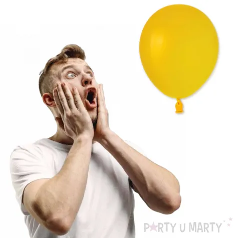 dekoracje na urodziny zolte balony pastelowe a50 do girland 5 20 szt