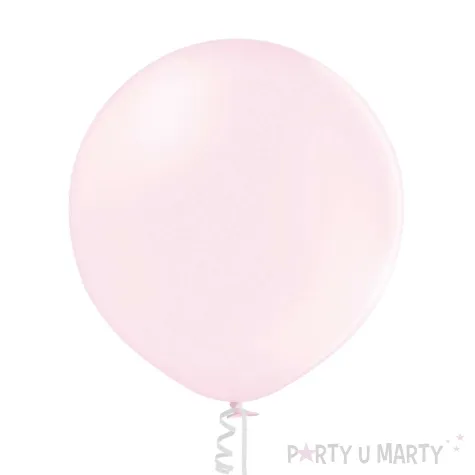 dekoracje na wesele baby shower urodziny duze balony pastelowe rozowe jasne belbal 24 5 szt