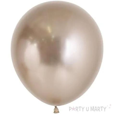 dekoracje na wesele urodziny balony reflex champagne chromowane szampanskie do girland 18 x15