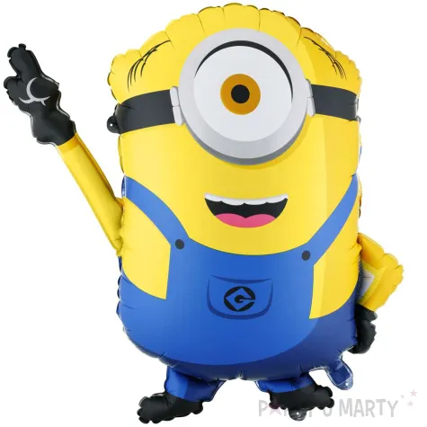 dekoracje prezent na urodziny balon foliowy minionek mel minionki na hel 35