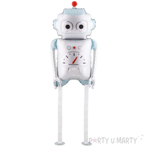 dekoracje prezent na urodziny kosmiczne party chodzacy balon foliowy robot 38 cali