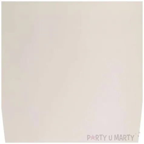 dekoracje stolu na urodziny kubeczki papierowe monokolor jednorazowe bezowy 250 ml 6 szt