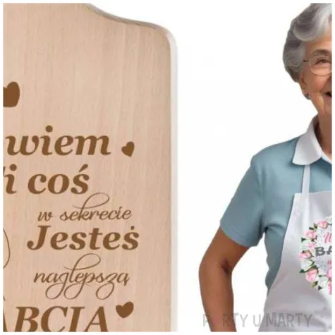 deska do krojenia jestes najlepsza babcia na swiecie 11 5 x 26 5 cm