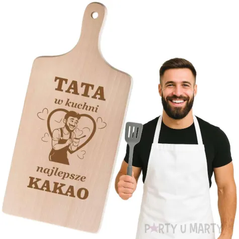 deska do krojenia tata w kuchni najlepsze kakao 11 5 x 26 5 cm