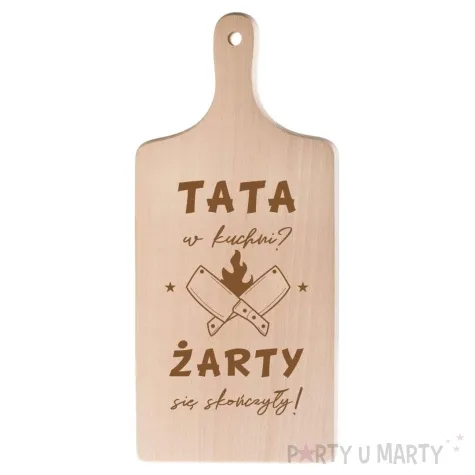 deska do krojenia tata w kuchni zarty sie skonczyly 11 5 x 26 5 cm