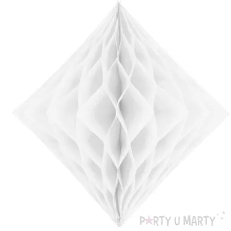 diament bibulowy classic honeycomb bialy partydeco 20cm
