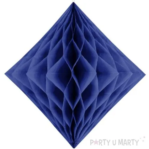 diament bibulowy classic honeycomb granatowy partydeco 30cm