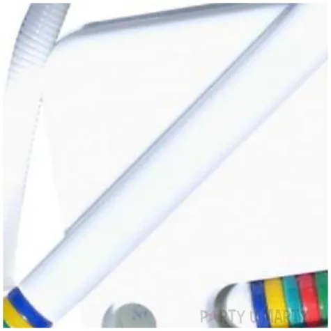 dlugopis z przylepcem kwadratowa podstawka bialy titanum 0 7 mm