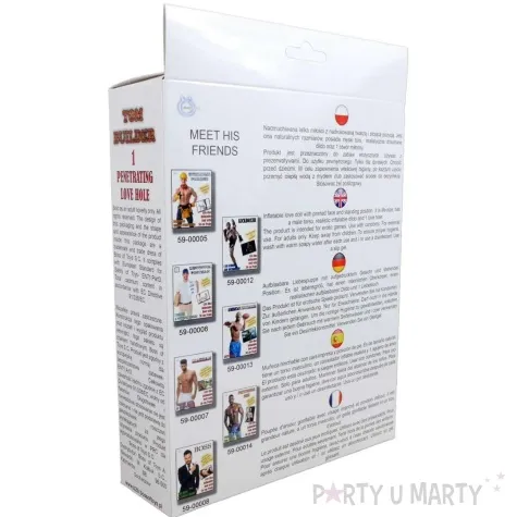 dmuchana lala sexy tom budowniczy czekoladowa boss of toys 165 cm