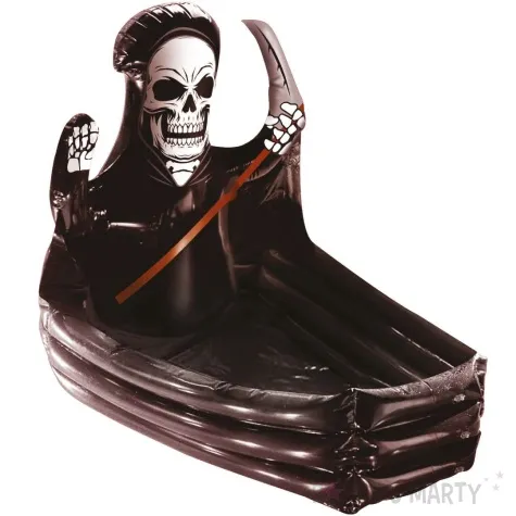 dmuchaniec cooler szkielet smierc w trumnie guirca 100 cm