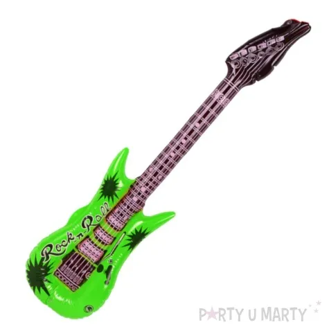 dmuchaniec gitara elektryczna zielony fyasa 88 cm