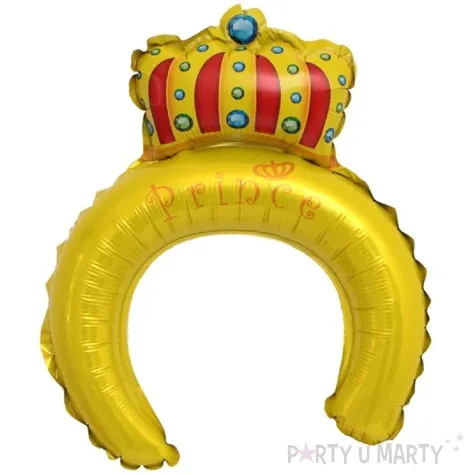 dmuchaniec opaska korona krola zloty 7 7