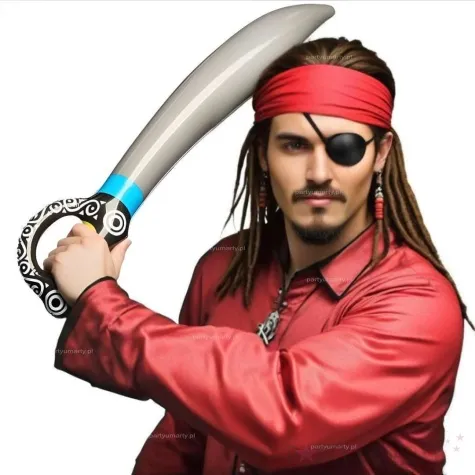 dmuchaniec szabla pirata szary boland 70 cm