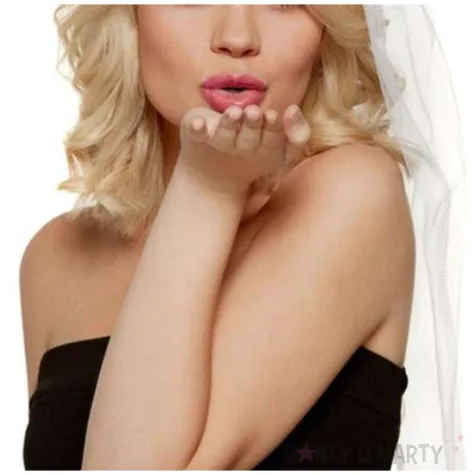 dodatek dla panny mlodej na wieczor panienski opaska bride bialy smiffys