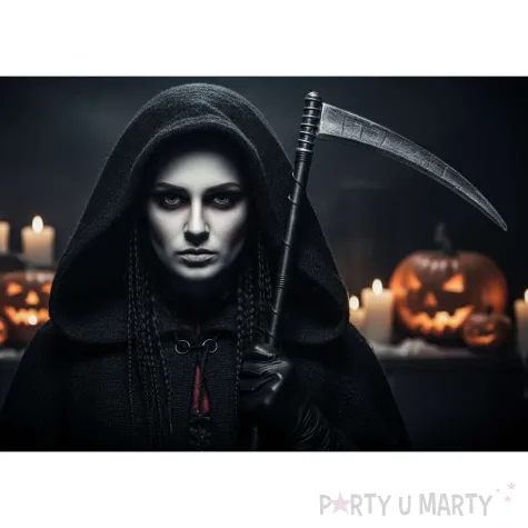 dodatek do stroju na halloween bron kosa smierci skladana cosplay kostucha zniwiarz 138 cm