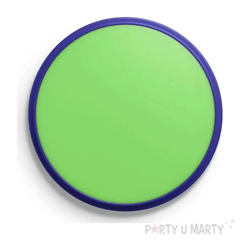 dodatek do stroju na halloween karnawal farba do twarzy i ciala zielona limonkowa 18 ml