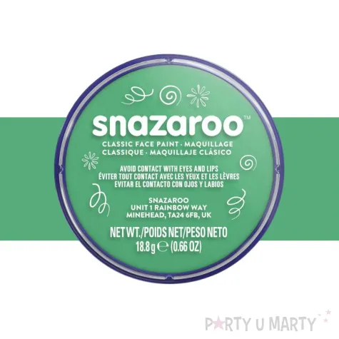 dodatek do stroju na halloween karnawal farba do twarzy i ciala zielony jasnt 18 ml