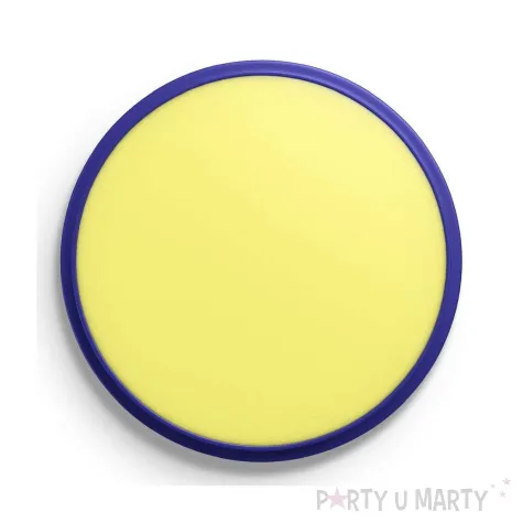 dodatek do stroju na halloween karnawal farba do twarzy i ciala zolta blada 18 ml